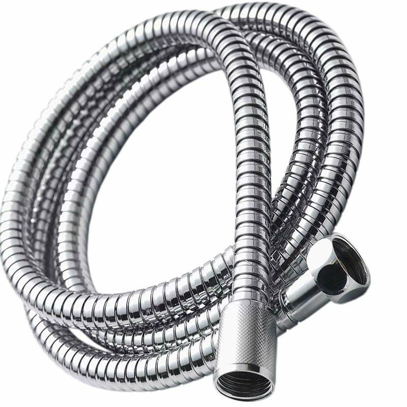 Flexible Stainless Steel Shower Hose With Copper Core Anti Kink Bathroom Pipe 1