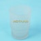 Modern Glass Toothbrush Holder Transparent Matte Bathroom Cup