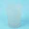Modern Glass Toothbrush Holder Transparent Matte Bathroom Cup