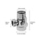 Way Faucet Diverter Valve Adapter for Kitchen Sink Hose Connector