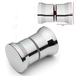 chrome shower door knob replacement durable bathroom glass handle