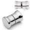 Chrome Shower Door Knob Replacement Durable Bathroom Glass Handle