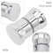 Chrome Shower Door Knob Replacement Durable Bathroom Glass Handle