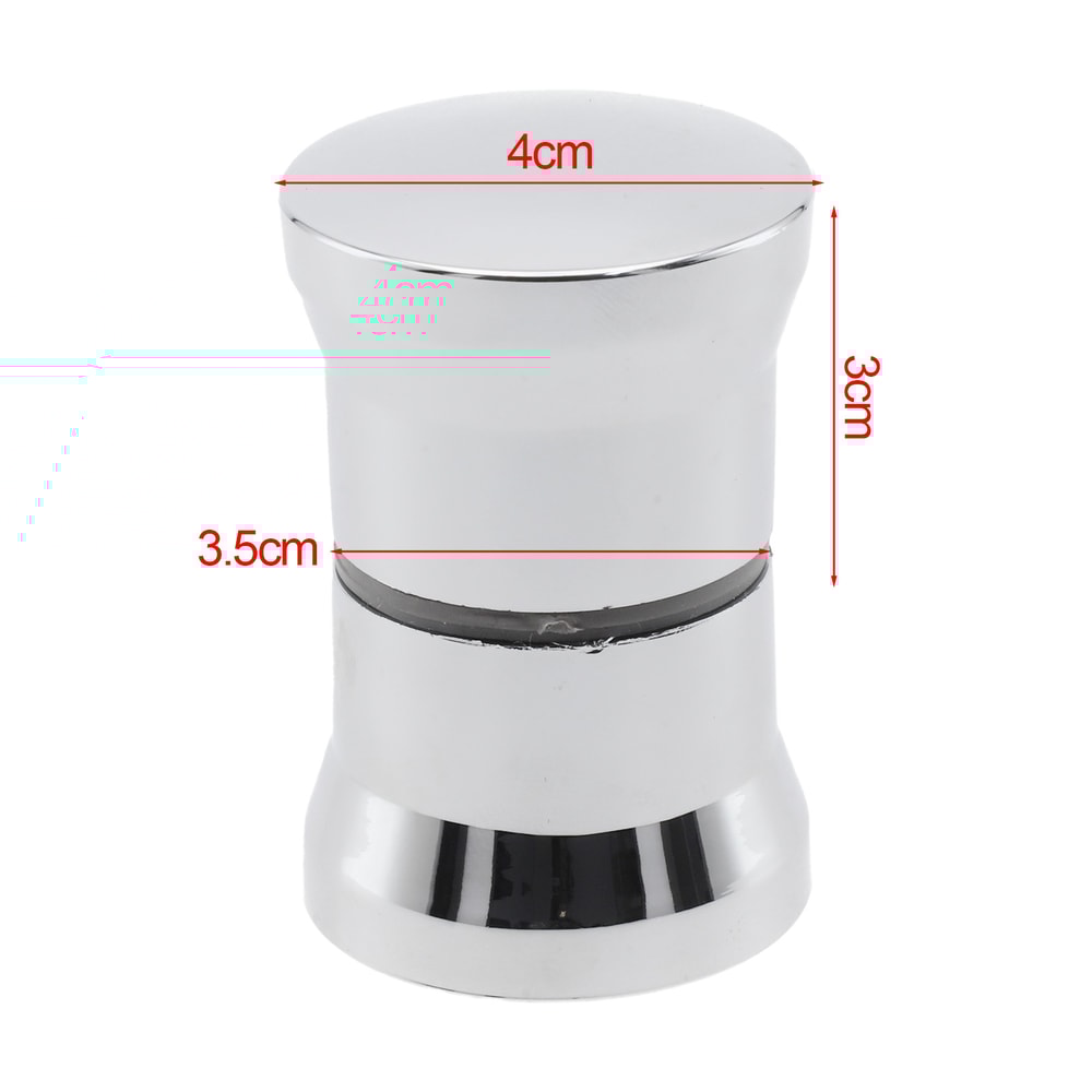 Chrome Shower Door Knob Replacement Durable Bathroom Glass Handle