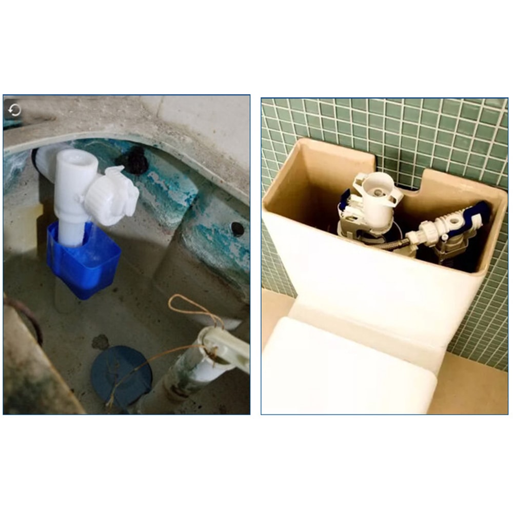 Premium Brass Toilet Fill Valve Adjustable Cistern Inlet Valve Leakproof Design