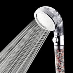 high pressure filter shower head with spray modes water saving spa shower head