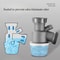 Double Basin Kitchen Sink Drain Pipe Kit with Odor Proof Anti Clog Drainer