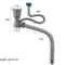 Double Basin Kitchen Sink Drain Pipe Kit with Odor Proof Anti Clog Drainer