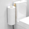 Wall Mounted Toilet Paper Holder with Storage Shelf Self Adhesive Bathroom Organizer