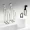 No Drill Wall Mounted Toilet Paper Holder Space Saving Bathroom Tissue Rack 0
