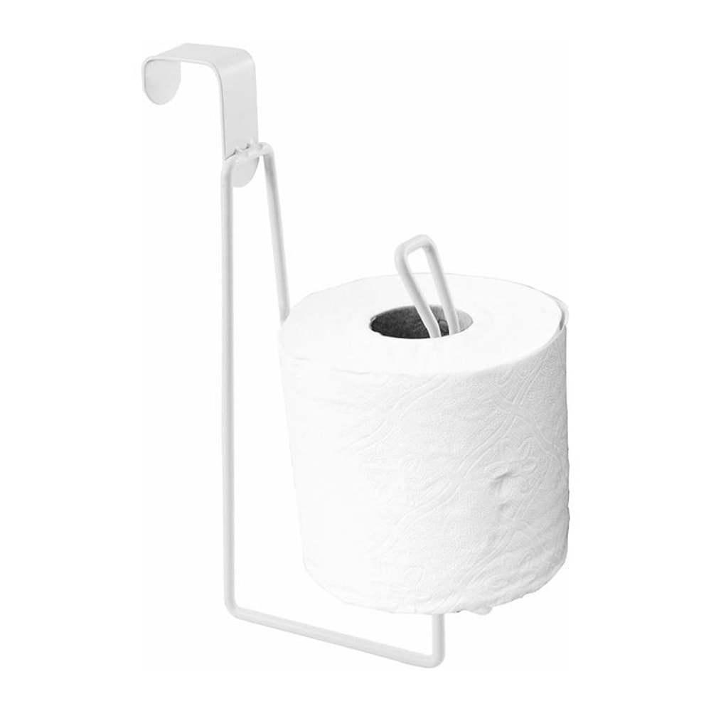 No Drill Wall Mounted Toilet Paper Holder Space Saving Bathroom Tissue Rack 4