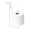 No Drill Wall Mounted Toilet Paper Holder Space Saving Bathroom Tissue Rack 4