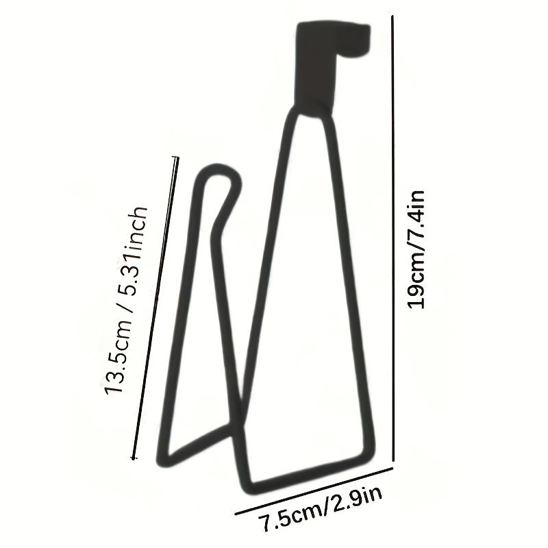 No Drill Wall Mounted Toilet Paper Holder Space Saving Bathroom Tissue Rack 5