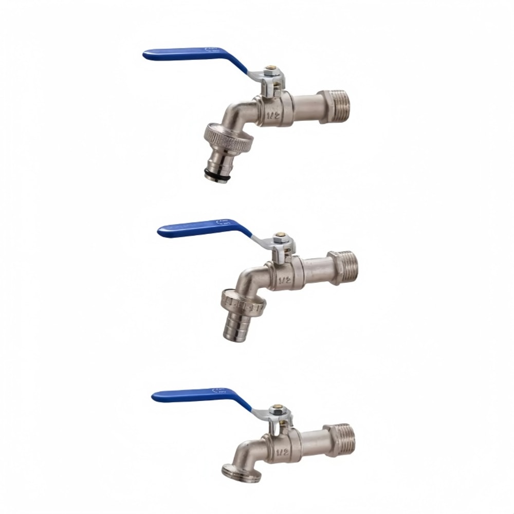 Dual Outlet Zinc Alloy Garden Faucet Heavy Duty Outdoor Bibcock For Irrigation And Home Use 0