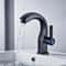 Modern Matte Black Bathroom Faucet With Side Sprayer And Easy Install Design 0