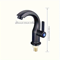 Modern Matte Black Bathroom Faucet With Side Sprayer And Easy Install Design 1