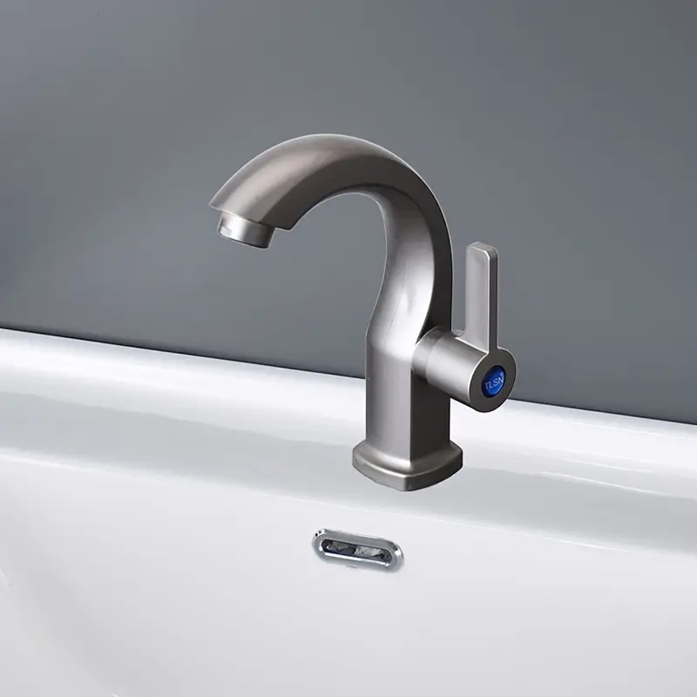 Modern Matte Black Bathroom Faucet With Side Sprayer And Easy Install Design 4