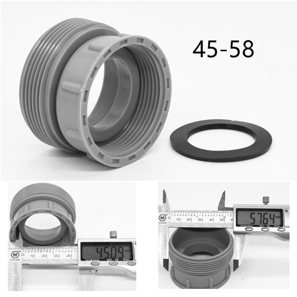Universal Kitchen Sink Drain Adapter Pipe Reducer Connector 4