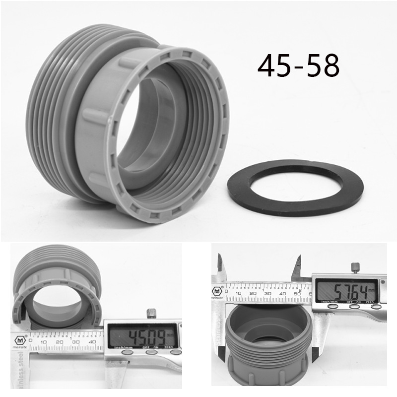 Universal Kitchen Sink Drain Adapter Pipe Reducer Connector 4