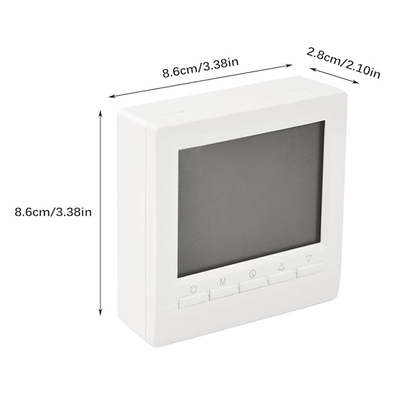 Smart Programmable Thermostat for Gas Boiler Heating with Digital Control and Child Lock