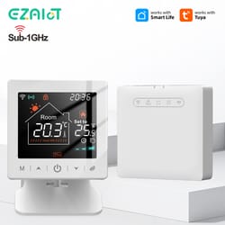 smart wifi thermostat for gas boiler with alexa google control & programmable heating