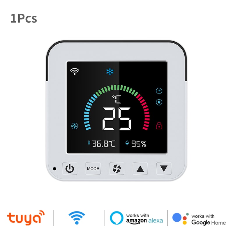 Smart WiFi Thermostat IR Remote Controller For AC With Temperature Humidity Monitor Voice Control 6