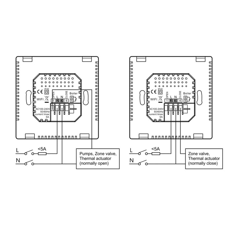 Smart WiFi Thermostat Floor Heating Controller Alexa & Google Temp Control