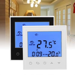 smart lcd touch screen thermostat programmable temperature controller for home heating