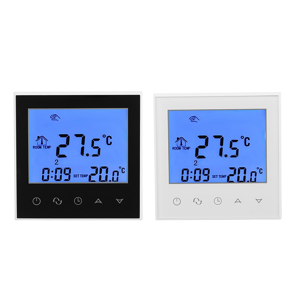 Smart LCD Touch Screen Thermostat Programmable Temperature Controller for Home Heating
