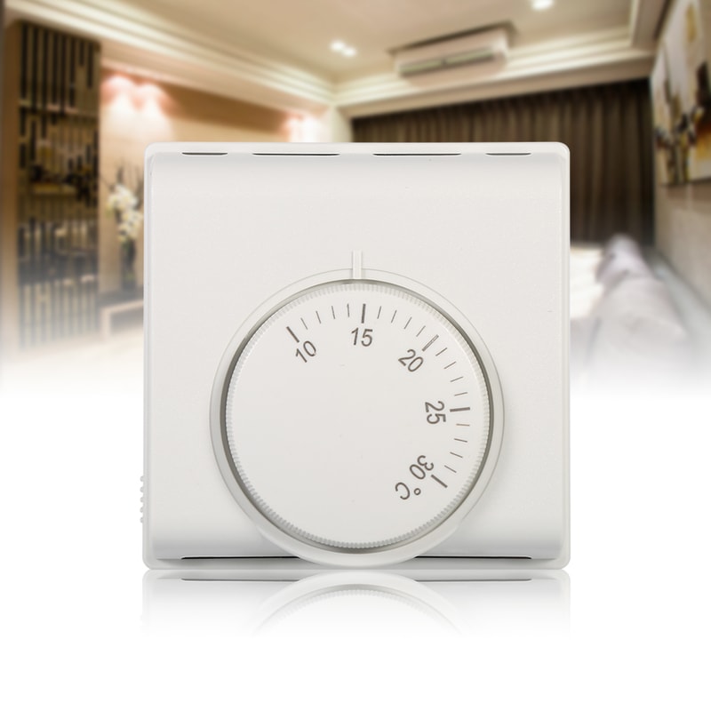 Adjustable Mechanical Thermostat Switch for Central AC Room Temperature Control