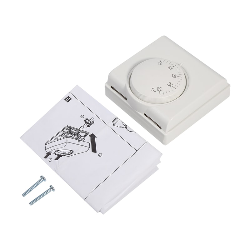 Adjustable Mechanical Thermostat Switch for Central AC Room Temperature Control