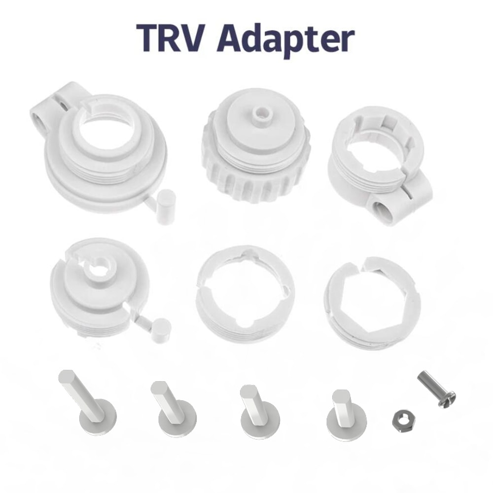 Smart Radiator Thermostat Adapter Kit for Tuya Zigbee WiFi TRV Connectors