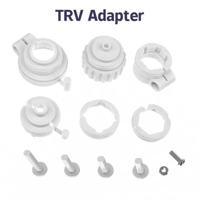 Smart Radiator Thermostat Adapter Kit for Tuya Zigbee WiFi TRV Connectors