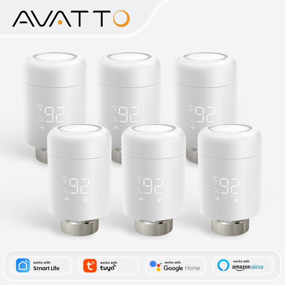 Smart Radiator Valve WiFi Thermostat Controller With Alexa Google Home Support 0