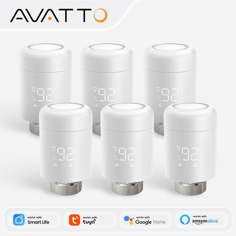 Smart Radiator Valve WiFi Thermostat Controller With Alexa Google Home Support 0