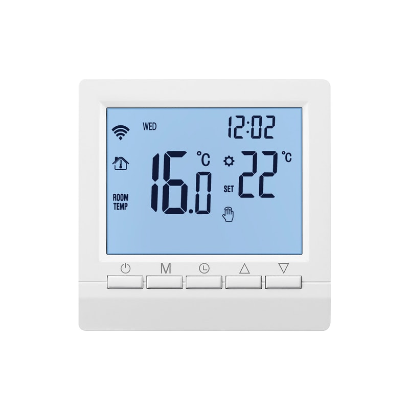 Smart Programmable Thermostat for Gas Boilers with Digital Room Control