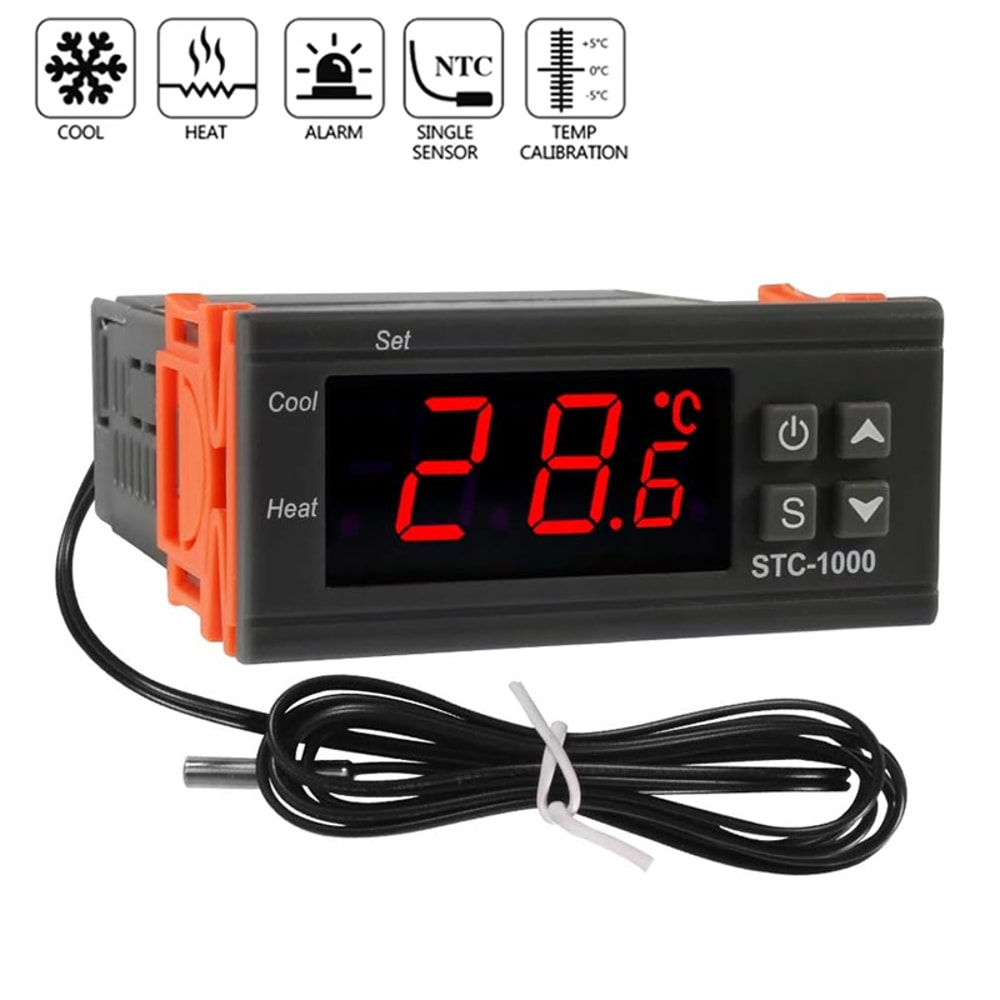 Digital Temperature Controller For Heating Cooling Precision Control 0