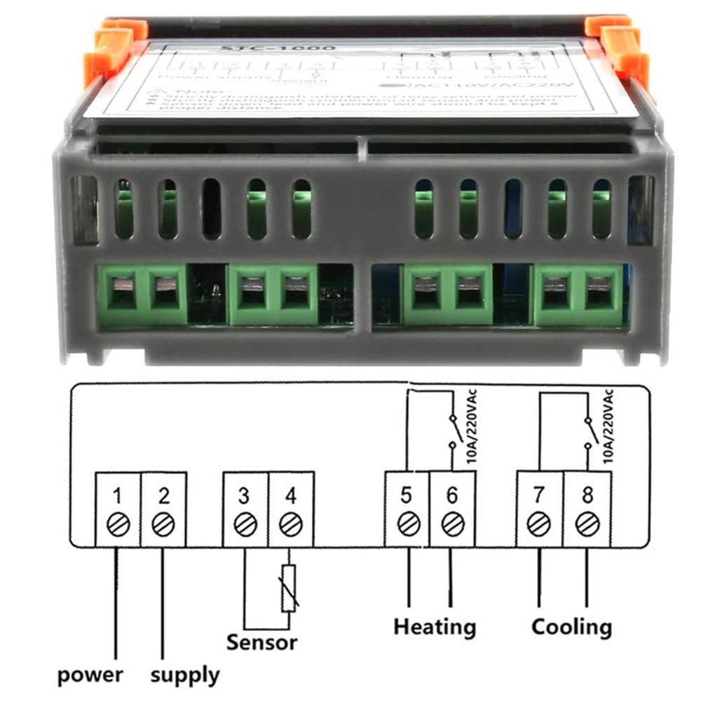 Digital Temperature Controller For Heating Cooling Precision Control 2
