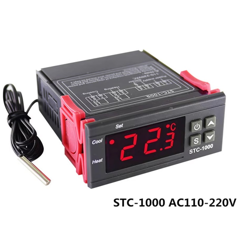 Digital Temperature Controller For Heating Cooling Precision Control 7