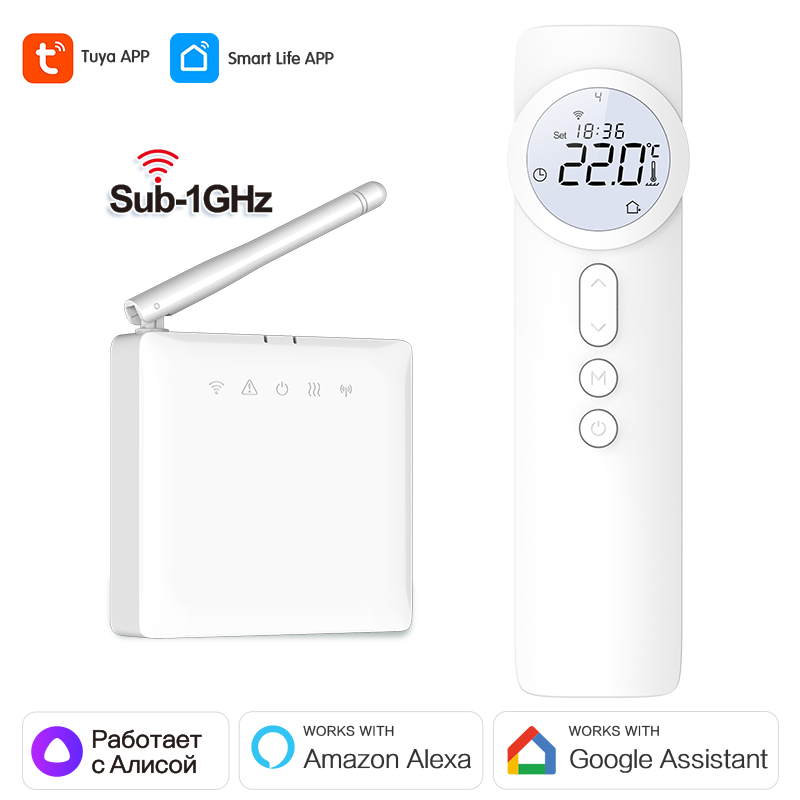 Smart WiFi Thermostat for Floor Heating Tuya Alexa Compatible Controller