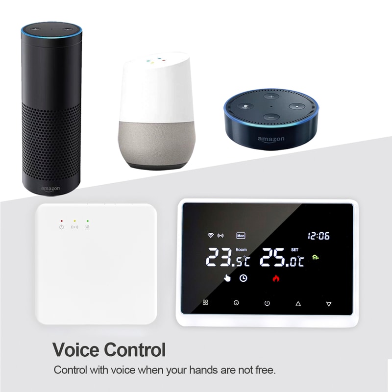 Smart WiFi Thermostat For Gas Boiler With Alexa Tuya Wireless Temperature Controller 3