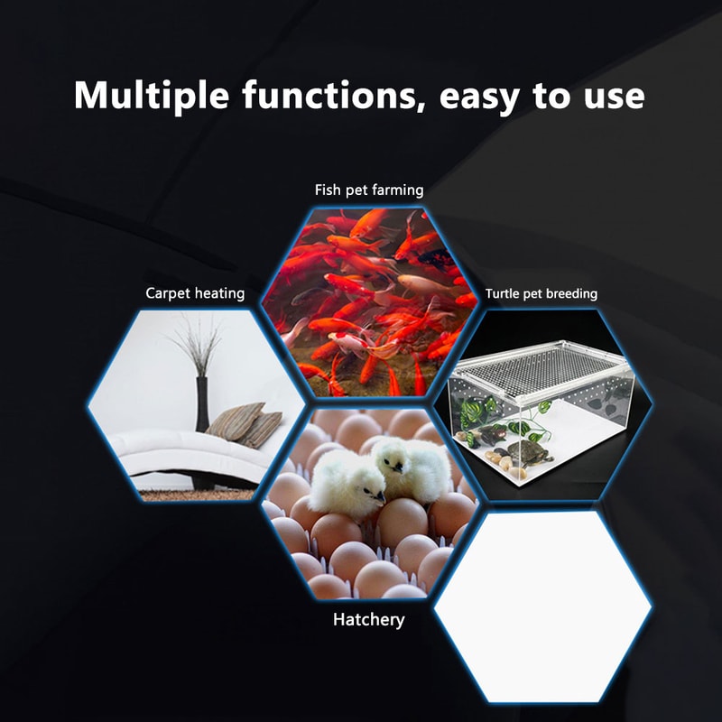 Digital Thermostat Temperature Controller with Sensor Probe for DIY Heating Cooling Systems