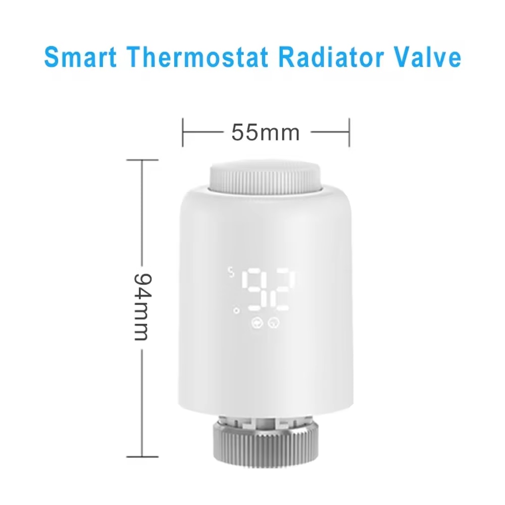 Smart Radiator Thermostat ZigBee TRV Valve With Alexa Google Home Control 6