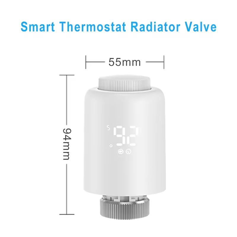 Smart Radiator Thermostat ZigBee TRV Valve With Alexa Google Home Control 6