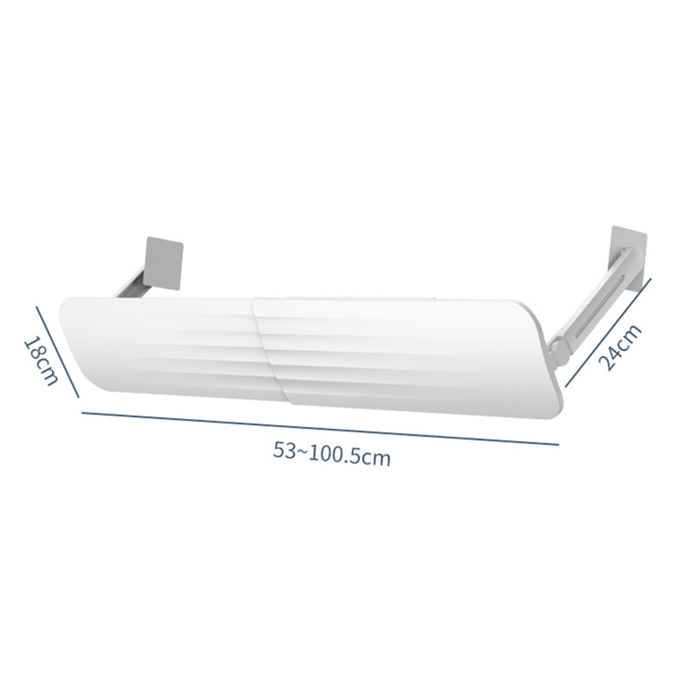 Adjustable Air Conditioner Deflector Shield for AC Vent Airflow Control