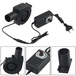 adjustable speed bbq blower fan 97mm portable ventilation cooling fan for grill heater and cabinet use