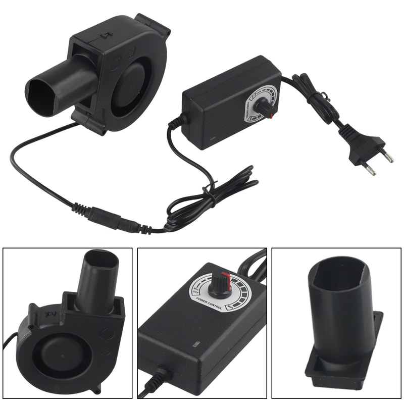 Adjustable Speed BBQ Blower Fan 97mm Portable Ventilation Cooling Fan For Grill Heater And Cabinet 0