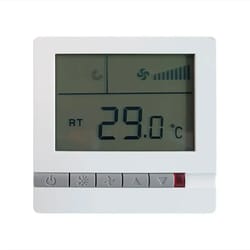 smart digital thermostat panel for hvac cooling heating air conditioning controller
