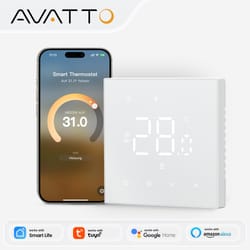 smart thermostat wifi floor heating controller with tuya matter for alexa google home