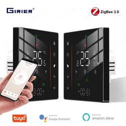 tuya zigbee smart thermostat for boiler & floor heating with alexa control